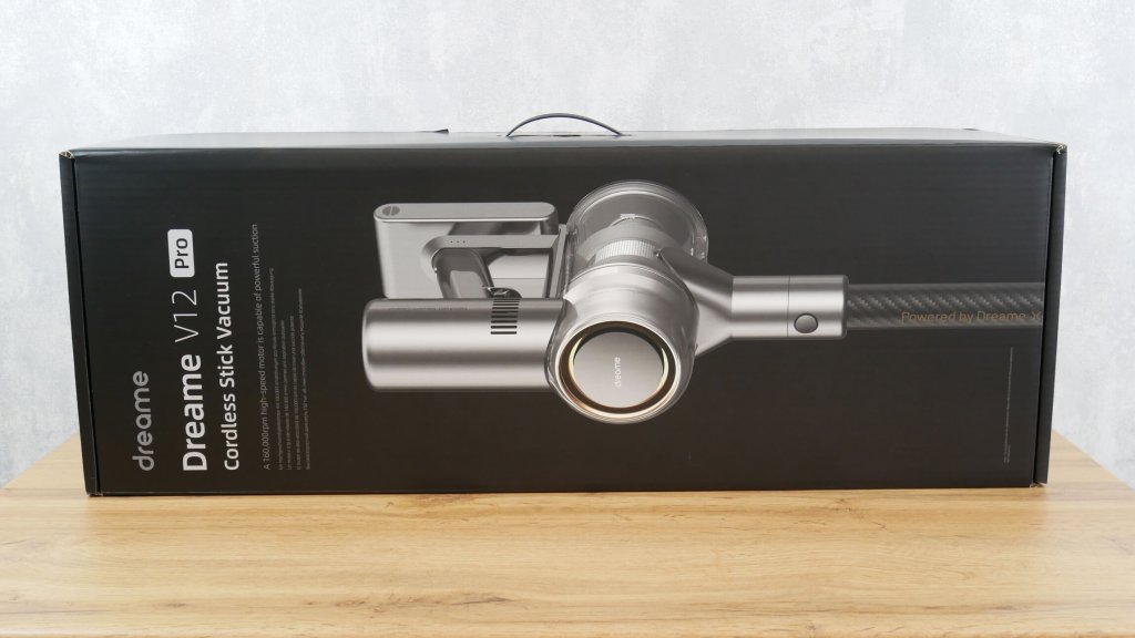 Dreame V12 Pro: dėžutė