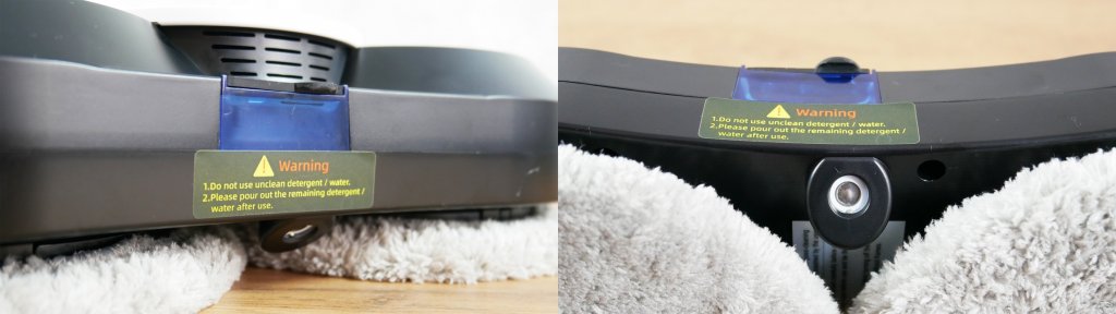 Liectroux HCR10: vandens bakas