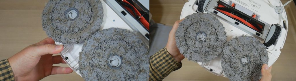 Servetėlių skalavimas