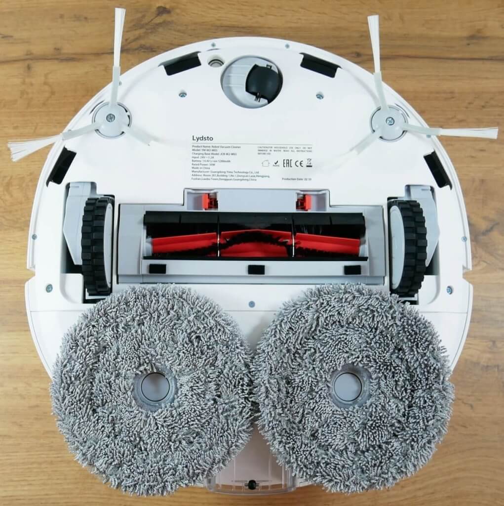 Lydsto W2: vaizdas iš apačios