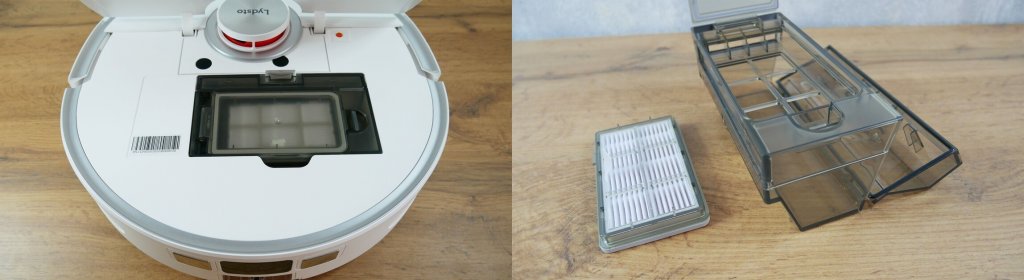 Lydsto W2: Dulkių surinkėjas