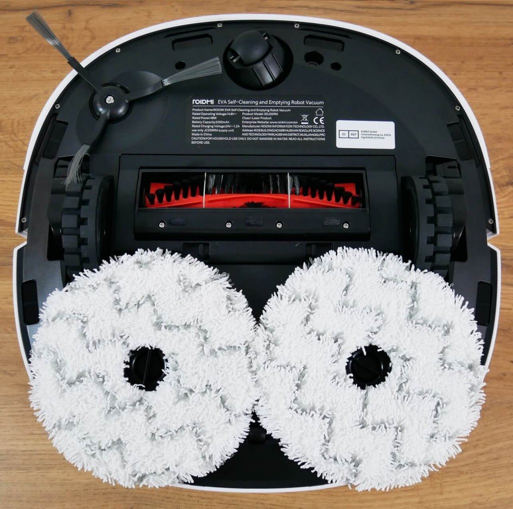 Roidmi EVA: vista inferior