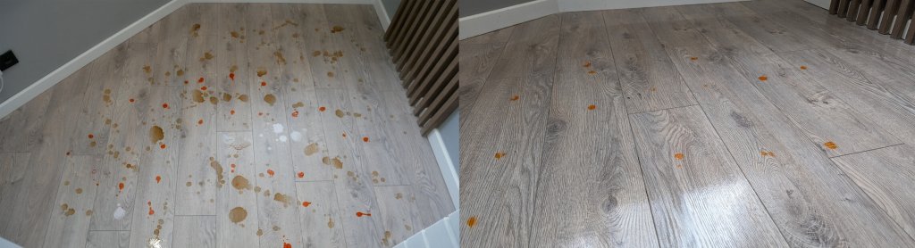 Sunkiai pašalinamos dėmės