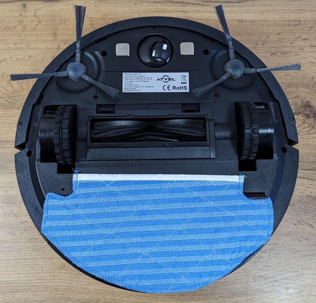 Atvel R70: vaizdas iš apačios