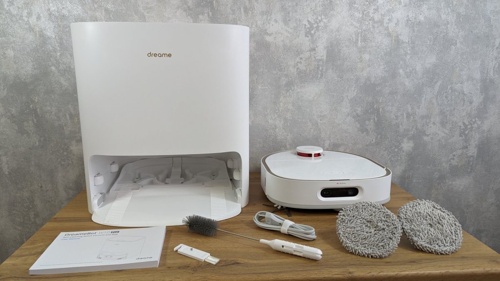 Dreame Bot W10 Pro: pakuotės turinys