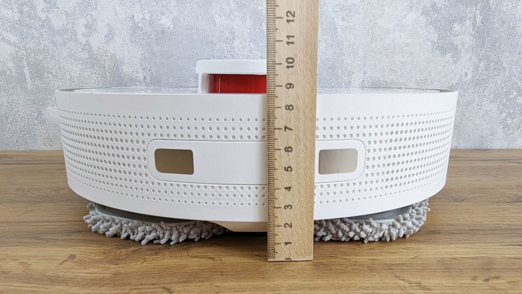 „Dreame Bot W10 Pro“: aukštis