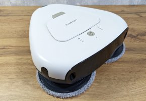 Everybot Three Spin: Robotizēta mopa ar trim rotējošām mopām