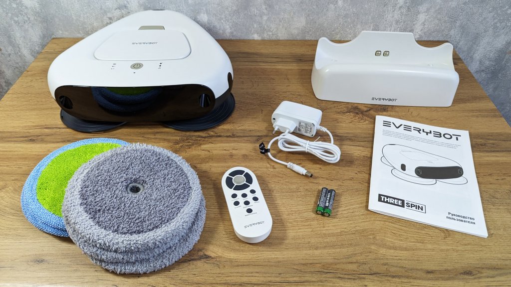 Everybot Three Spin: Contenido del paquete