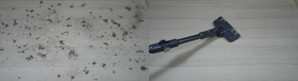 Šiukšlių surinkimas ant laminato grindų