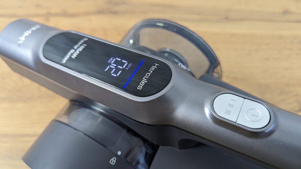 Jimmy H8 Flex Hercules: Valdymo skydas ir ekranas