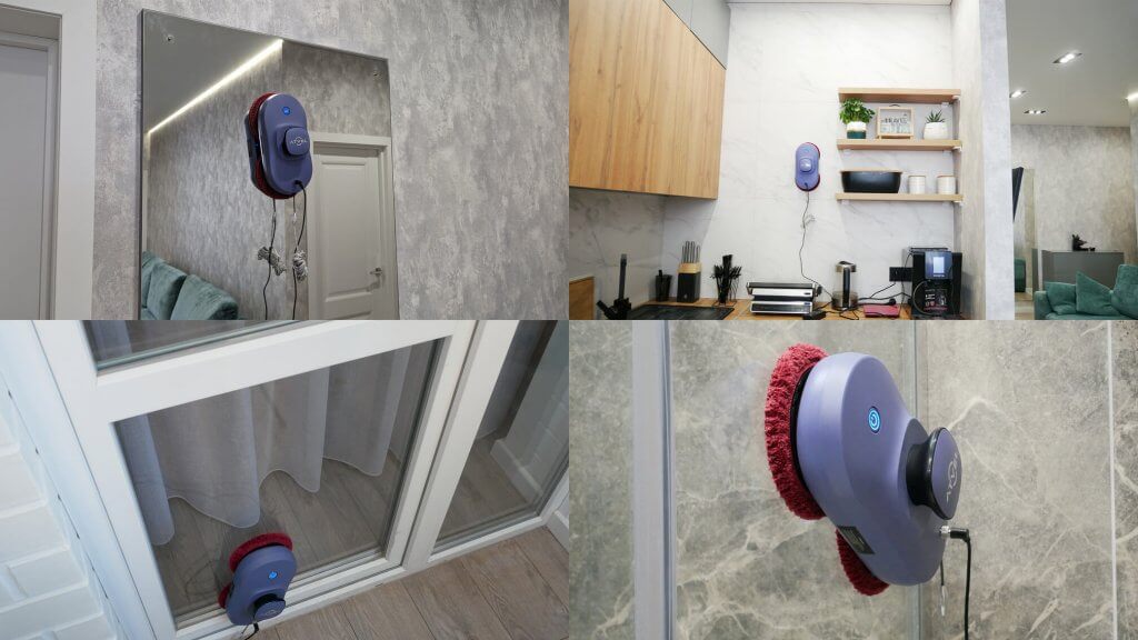 Langų valymo roboto naudojimas ant kitų paviršių