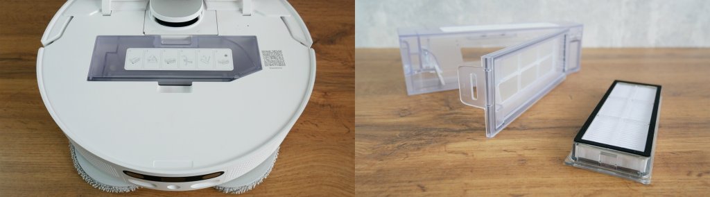 „Dreame Bot L10 Ultra“: dulkių surinkėjas ir filtravimo sistema