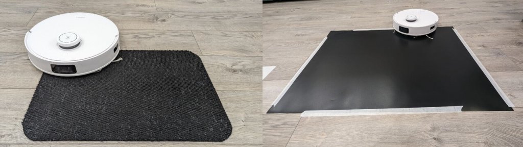 Važiavimas per juodus paviršius