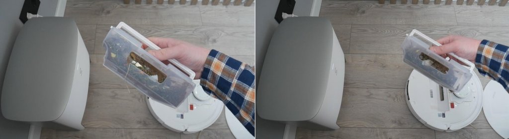 Savaiminis pilnos dulkių talpyklos valymas