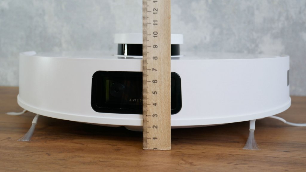 „ECOVACS DEEBOT T10 Plus“: kūno aukštis