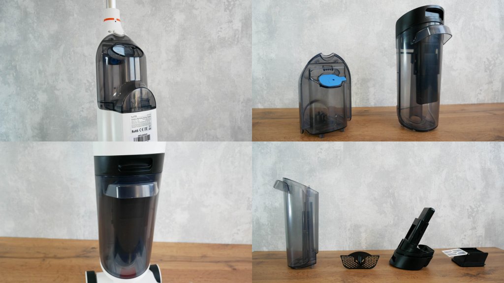 iLIFE W90: tanques para agua limpia y sucia