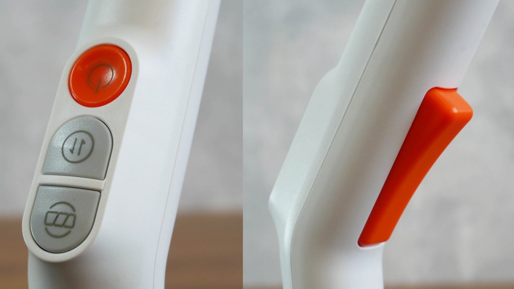 iLIFE W90: botones en el mango