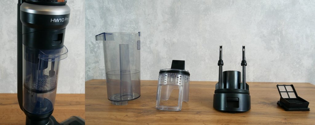 Jimmy HW10 Pro: Rezervoar za umazano vodo