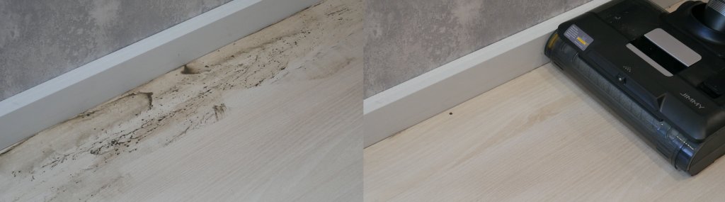 Območje brez pranja vzdolž podnožja