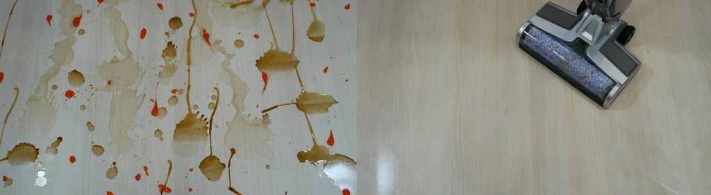 REDMOND RV-UR368: sunkiai įveikiamų dėmių šalinimas