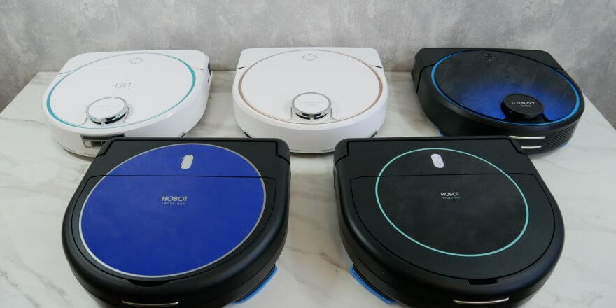 „Hobot LEGEE 669“, „688“, „7“, „D7“ ir „D8“ robotų dulkių siurblių palyginimas