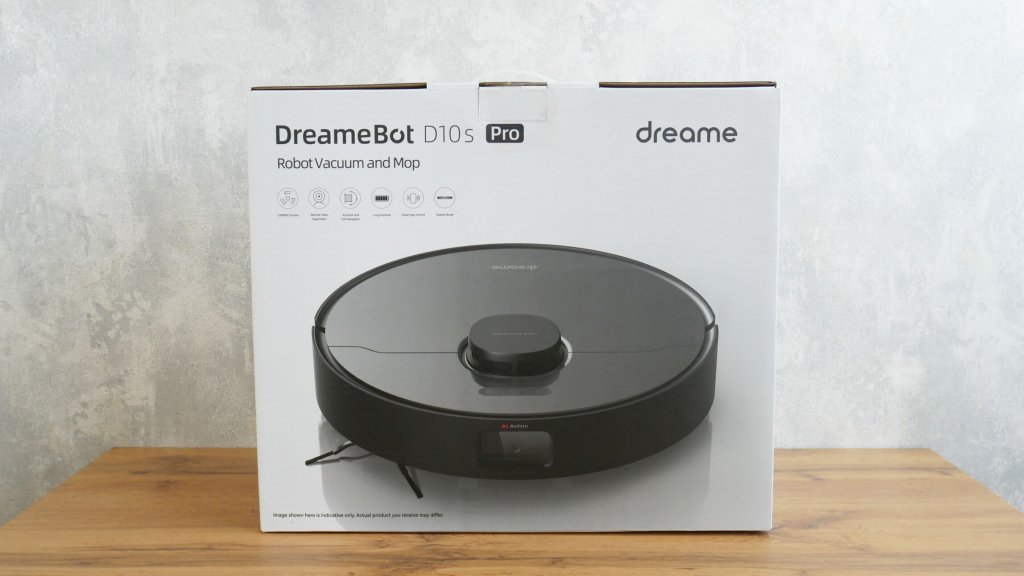 „Dreame Bot D10s Pro“: dėžutė