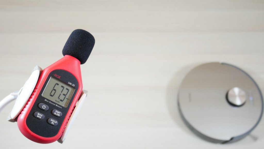 Dreame Bot X10 Pro: triukšmo lygis