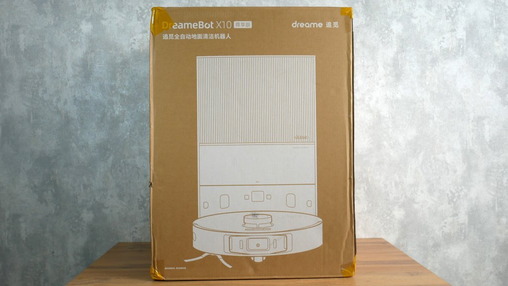Dreame Bot X10 Pro: Dėžutė