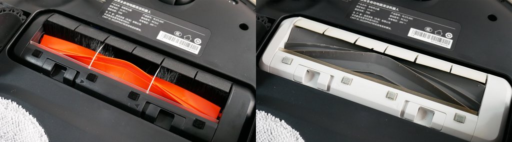 „Dreame Bot X10 Pro“: skirtingi turbo šepetėlių dangteliai