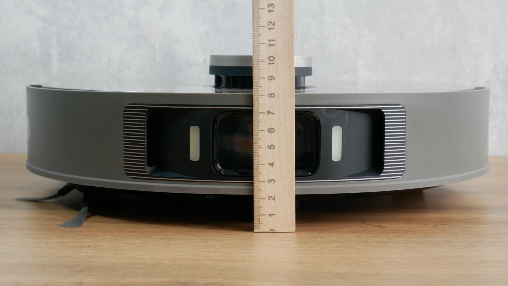 „Dreame Bot X10 Pro“: kūno aukštis