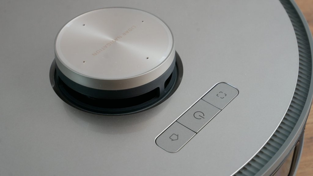Dreame Bot X10 Pro: Valdymo skydelis ir Lidar