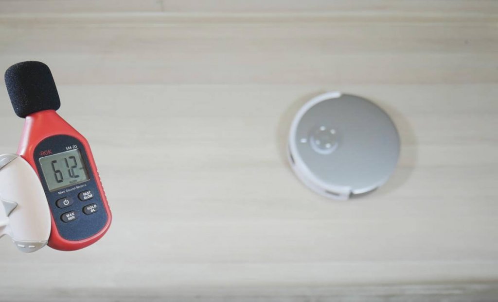 „Ecovacs Deebot T20 Pro“: triukšmo lygis