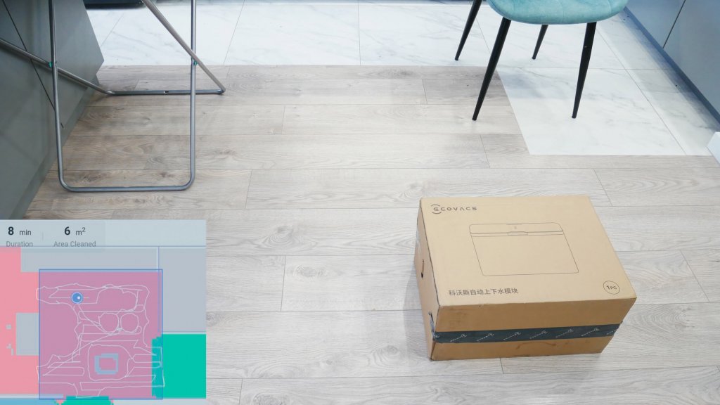 „Ecovacs Deebot T20 Pro“: kaip išsivalyti kambaryje su kliūtimis