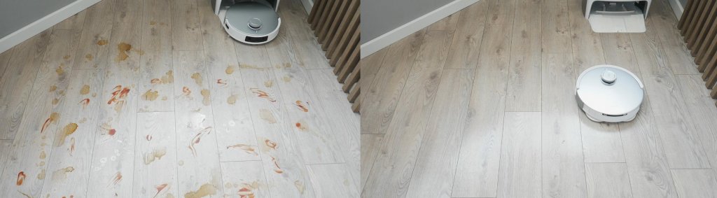 „Ecovacs Deebot T20 Pro“: sunkiai įveikiamų dėmių šalinimas