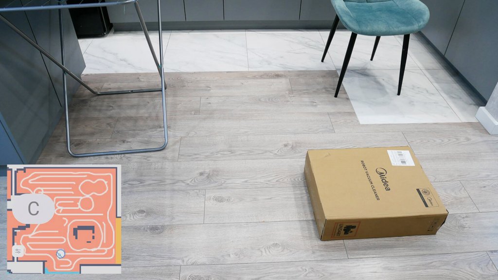 „Midea M9“: kaip valdyti kambarį su kliūtimis