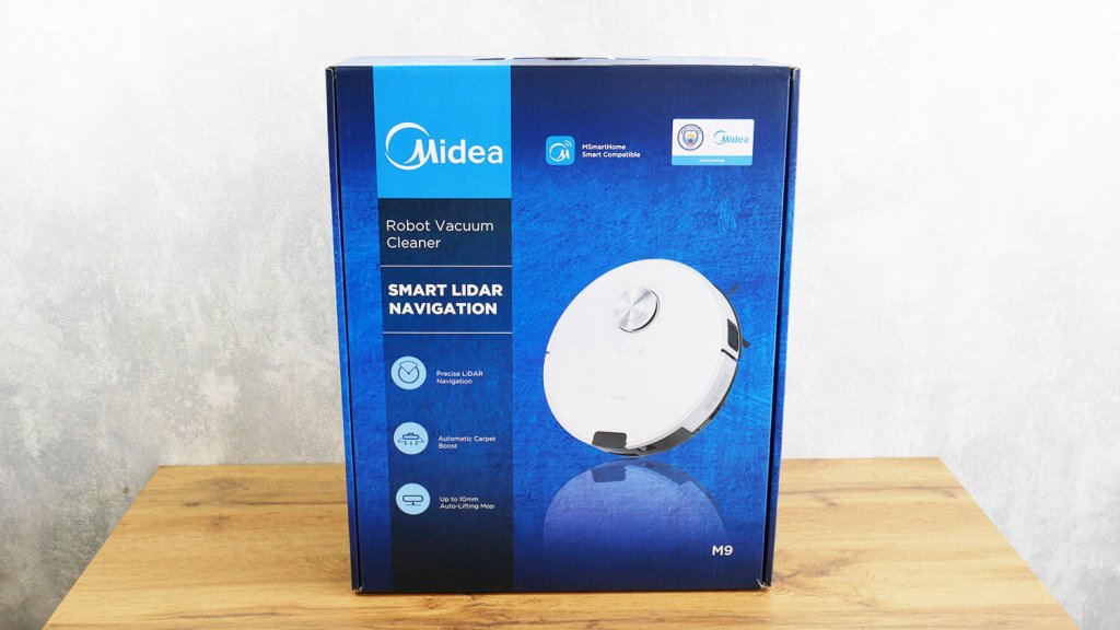 Midea M9: dėžutė