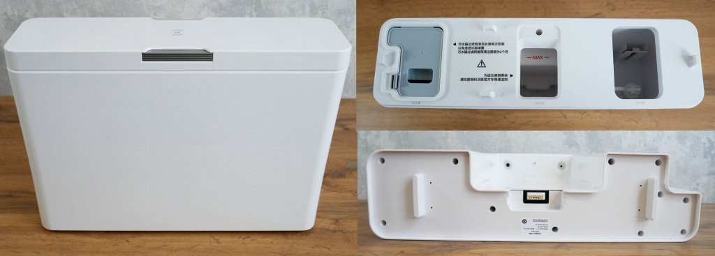 „Ecovacs Deebot X1 Omni“ išleidimo ir vandens tiekimo modulis