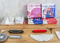 השוואה בין חומרים מתכלים לשואב אבק רובוטי: מקורי, Filterix, Aliexpress