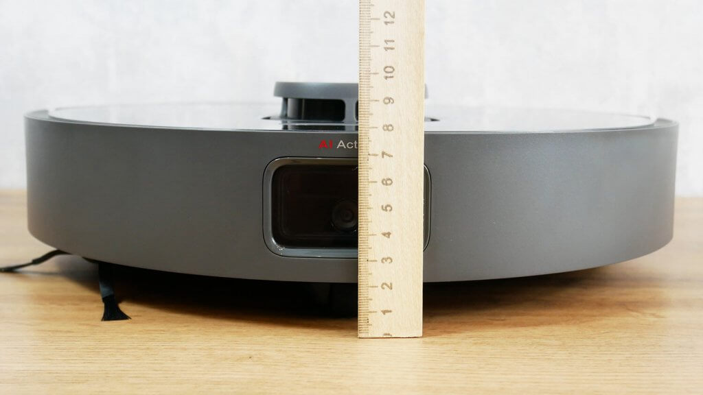 Dreame Bot D10s Plus: kūno ūgis