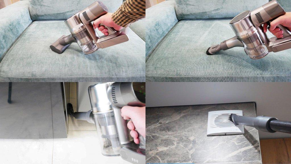 „Dreame R20“: papildomų priedų naudojimas