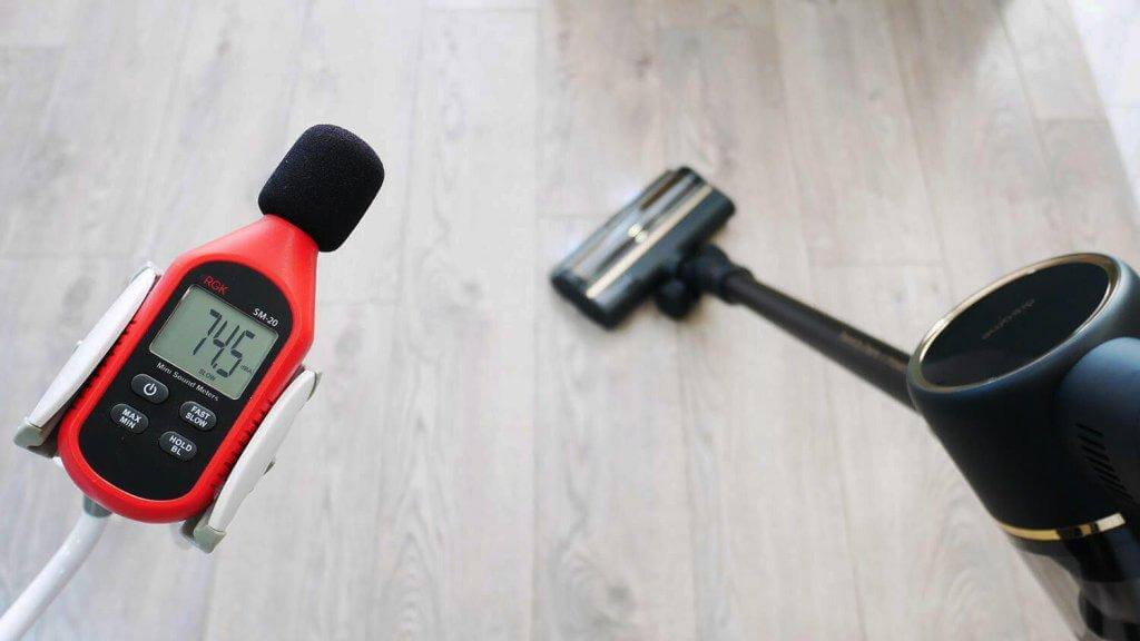 Dreame R10 Pro: Triukšmo lygis