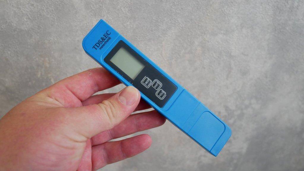 TDS vandens kokybės matuoklis
