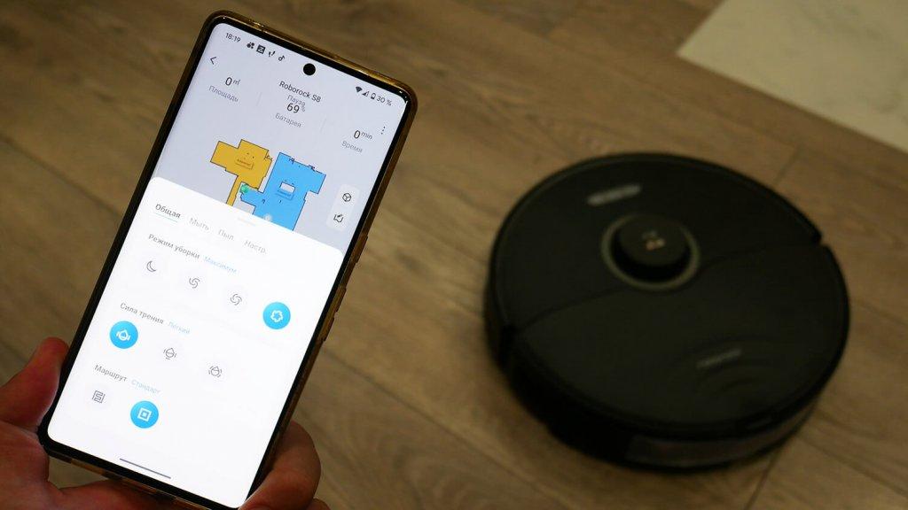 „Roborock S8 Plus“: programėlių valdymas