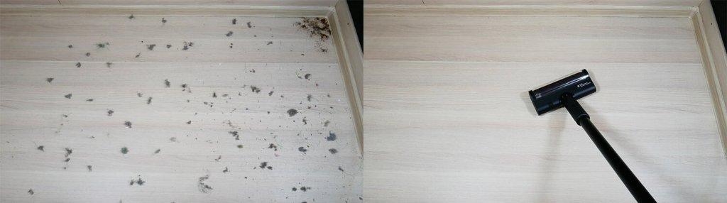 Dreame M13s: Recogida de residuos en suelos laminados