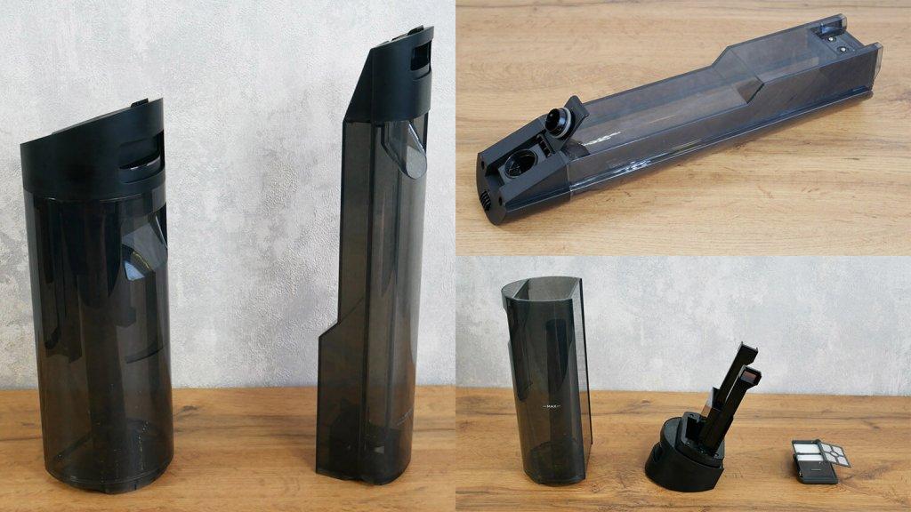 Dreame M13s: Tanques de agua