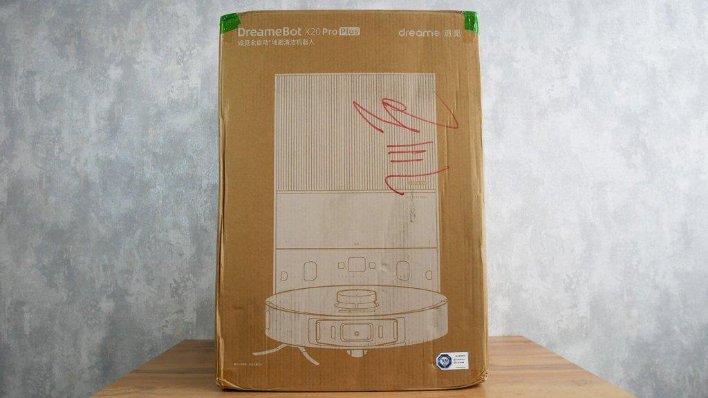 „Dreame Bot X20 Pro Plus“: dėžutė