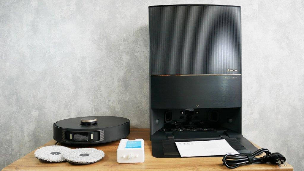 „Dreame Bot X20 Pro Plus“: pakuotės turinys