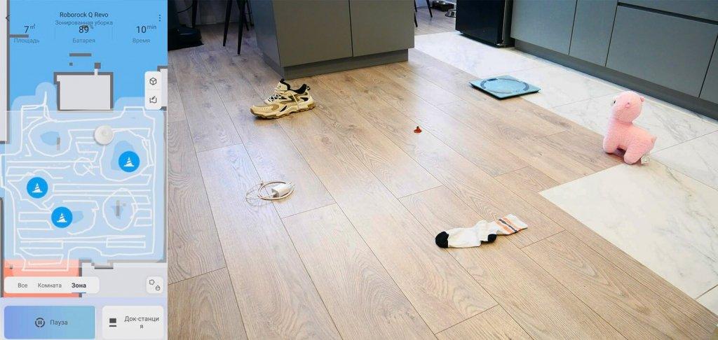 Roborock Q Revo: kliūčių aptikimas ir vengimas