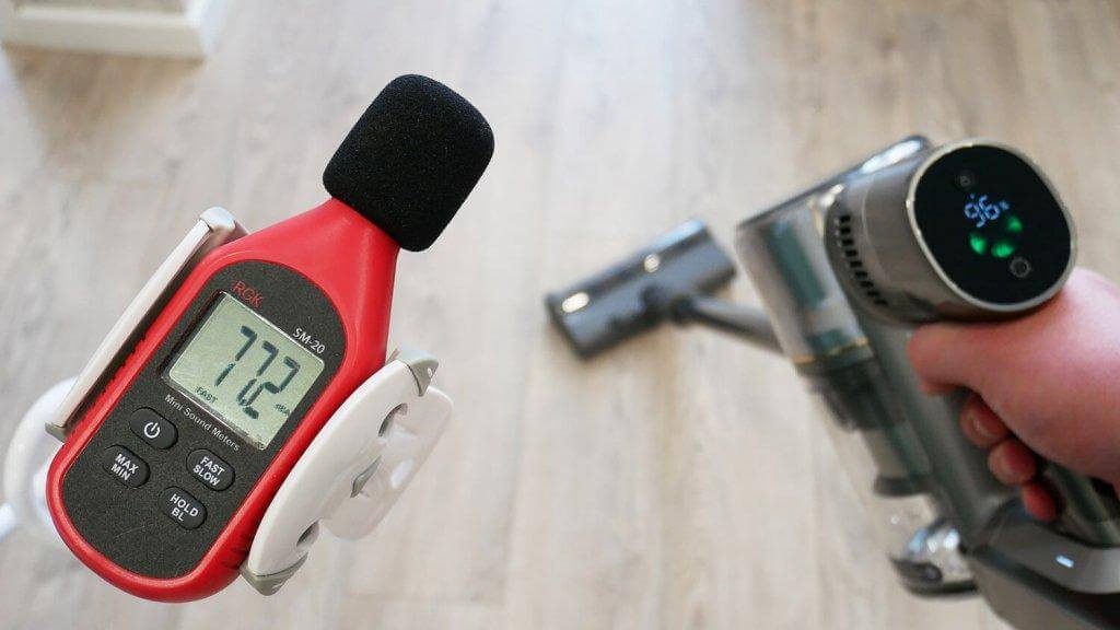 Dreame V16s: Nivel de ruido