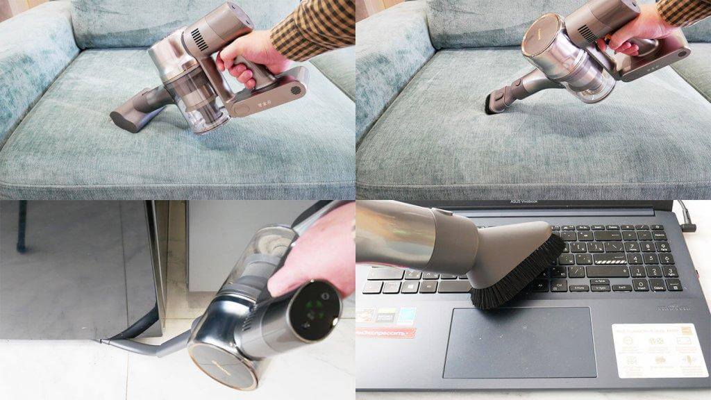 Dreame V16s: Uso de accesorios adicionales